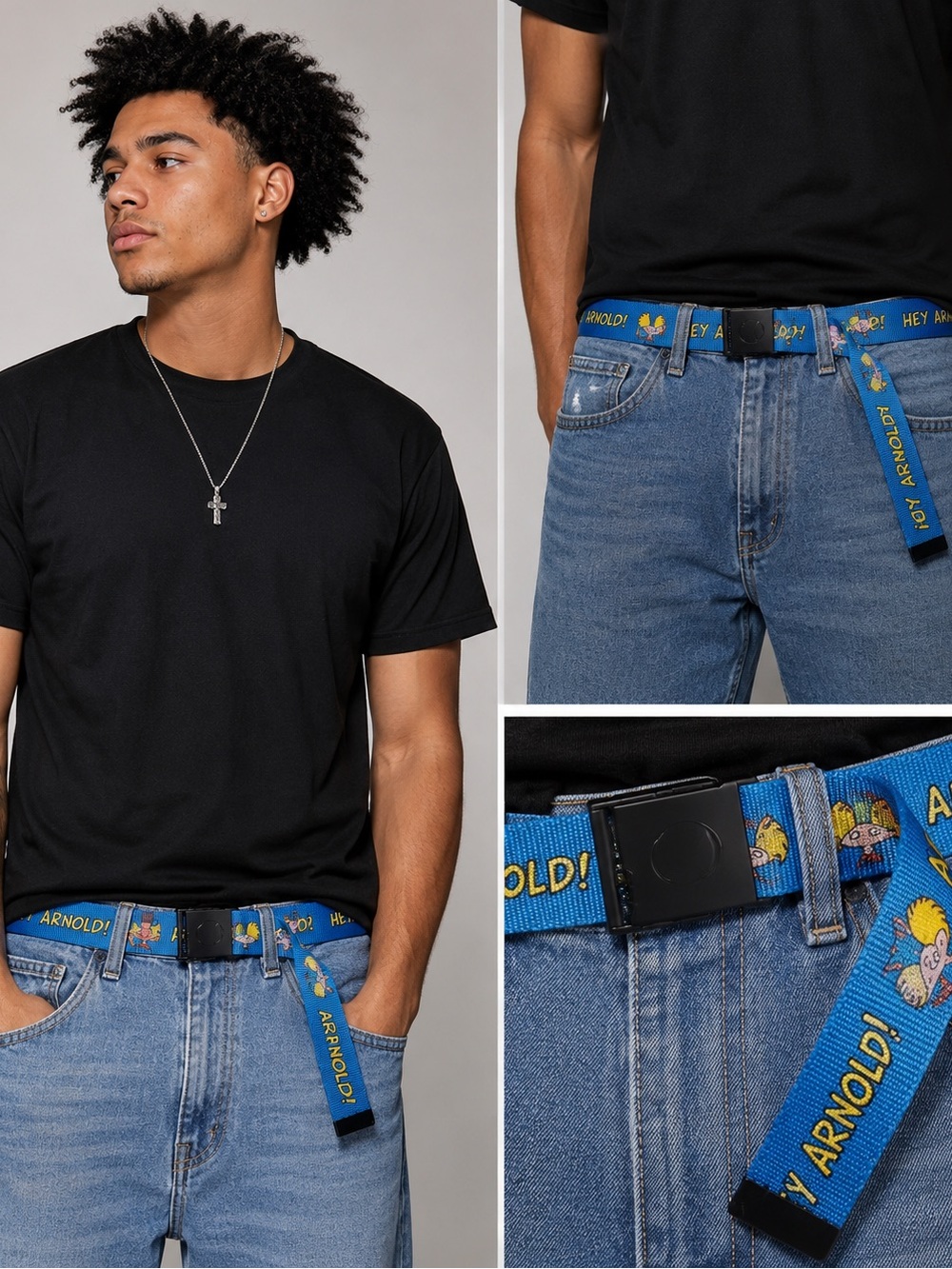 🔥☄️Odd Sox Hey Arnold! Adjustable Web Belt | Men’s One Size | New